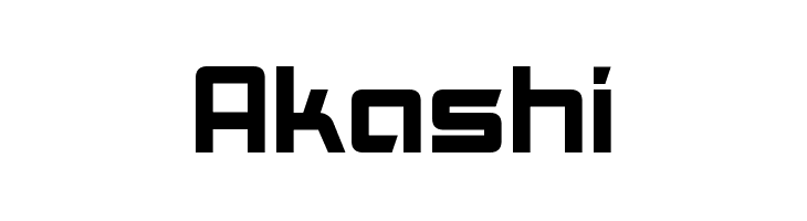 Akashi Font