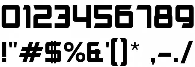 Akashi Font OTHER CHARS