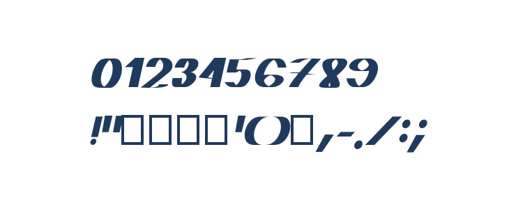 Akasic Medium Italic Other Characters