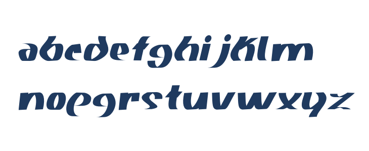 Akasic Medium Italic Lowercase
