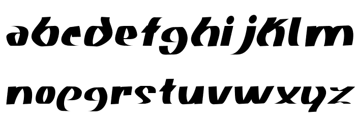 Akasic Medium Italic Font LOWERCASE