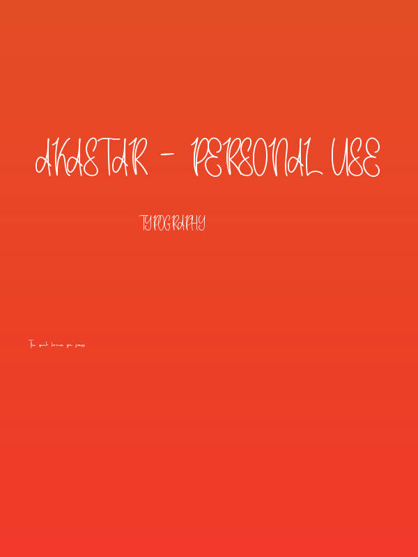Akastar - Personal Use Poster