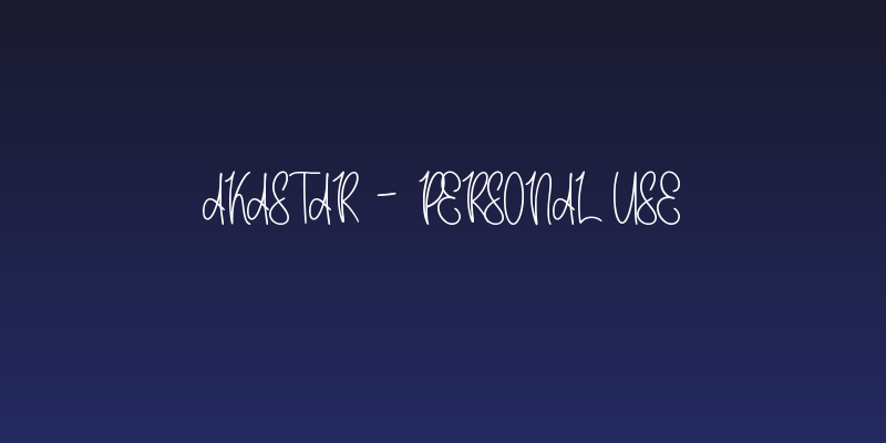 Akastar - Personal Use Social Header