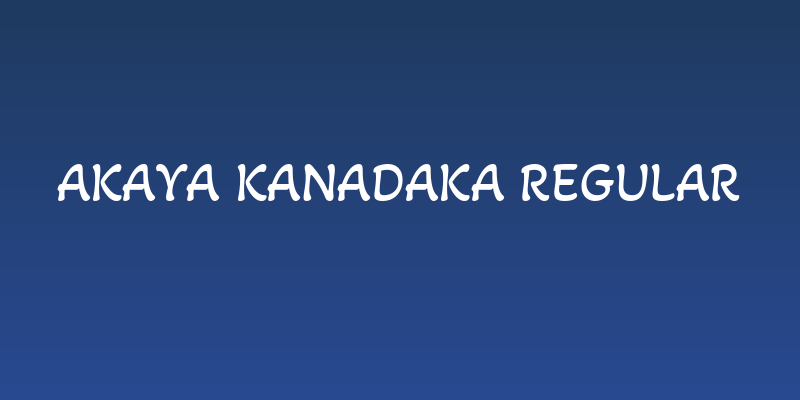 Akaya Kanadaka Regular Social Header