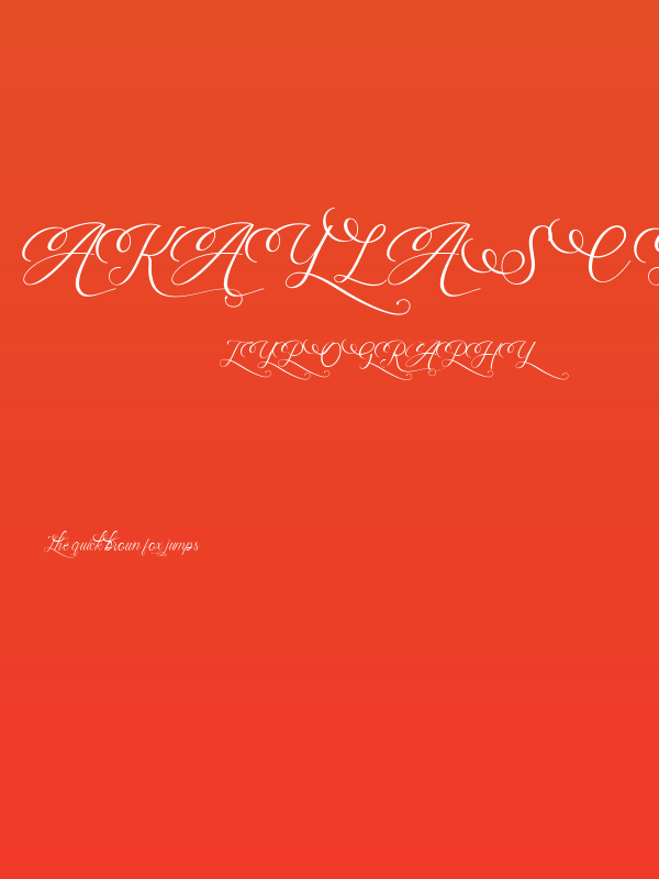 AkaylaScriptDecoPERSONALUSE Poster