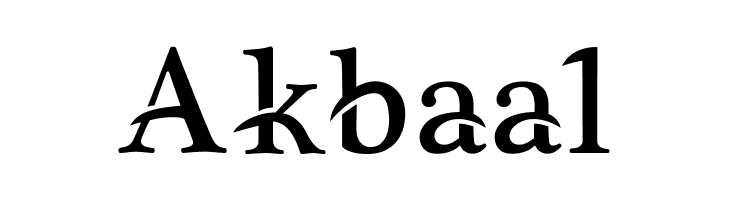 Akbaal  font caratteri gratis