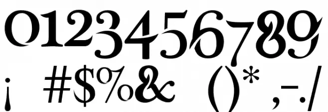 Akbaal Font OTHER CHARS