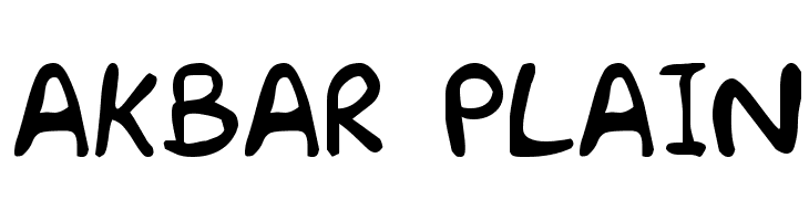 Akbar Plain Schriftart