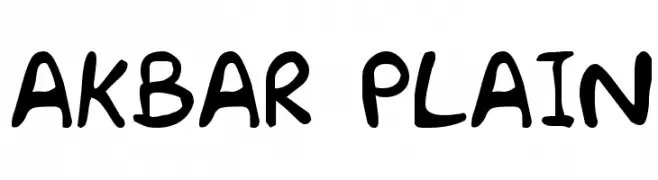Akbar  Plain  Frei Schriftart Herunterladen