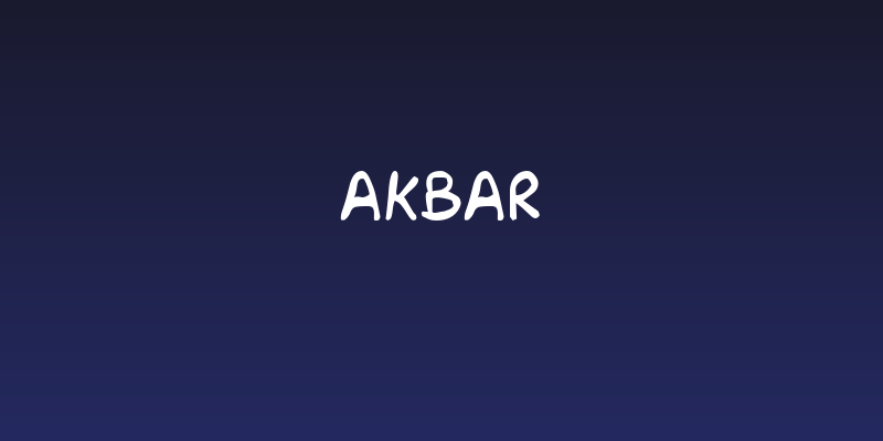 Akbar Social Header