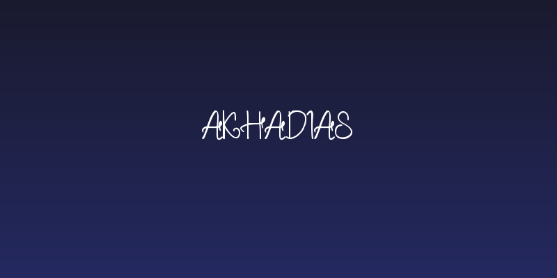 Akhadias Social Header