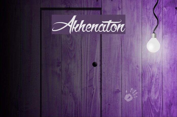 Akhenaton Font examples