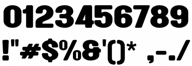 Akhir Tahun Font OTHER CHARS