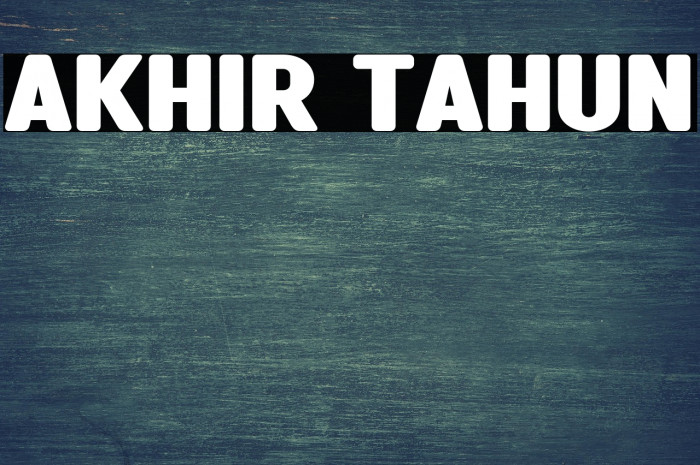 Akhir Tahun Example 1