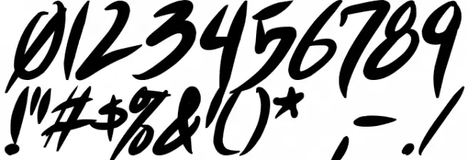 Akiba Punx 2 Bold Italic Font OTHER CHARS