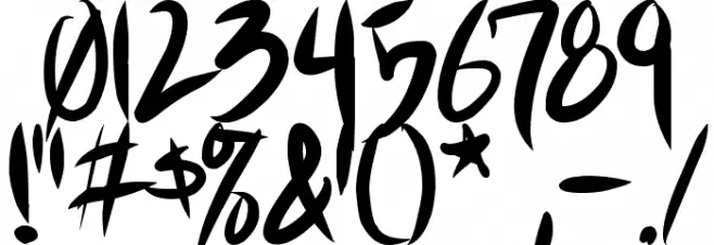 Akiba Punx 2 Font OTHER CHARS