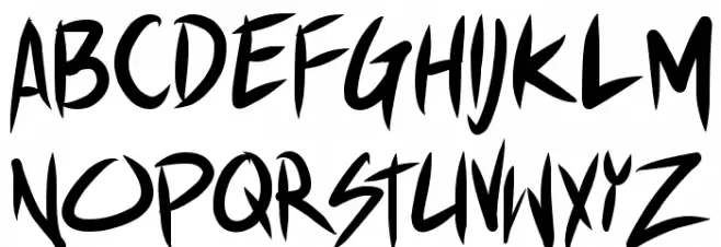 Akiba Punx 2 Schriftart Groß