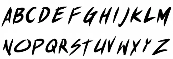 Akiba Punx Bold Italic Schriftart Groß