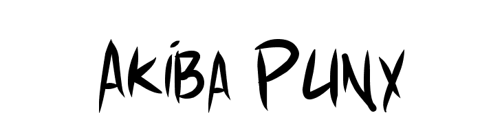 Akiba Punx Font