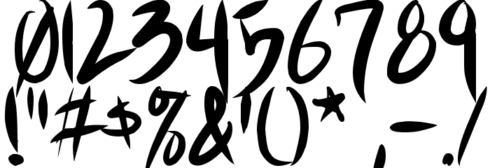 Akiba Punx Font OTHER CHARS