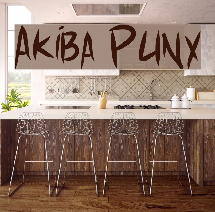 Akiba Punx Font examples