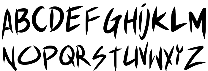 Akiba Punx Font LOWERCASE