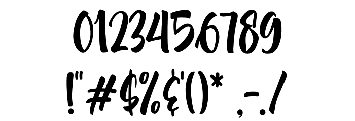 Akidan Hatory Font OTHER CHARS