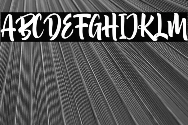 Akidan Hatory Font examples