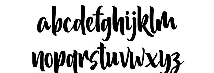 Akidan Hatory Schriftart Kleinbuchstaben