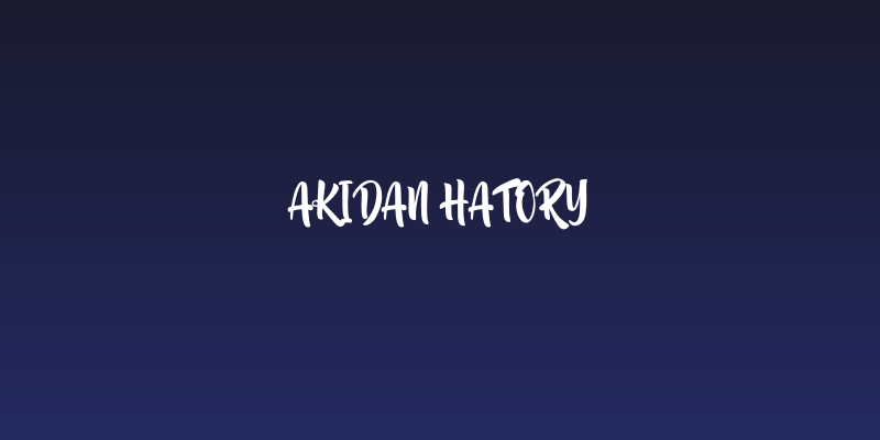 Akidan Hatory Social Header