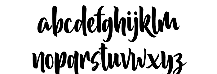 Akidan Hatory Font LOWERCASE