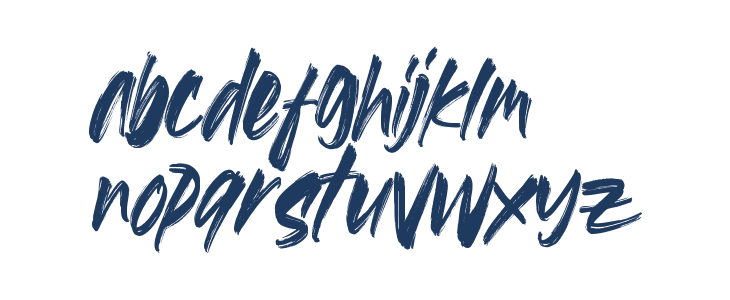 Akihabara Brush Lowercase