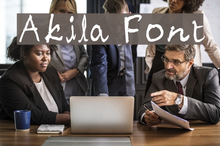 Akila Font examples