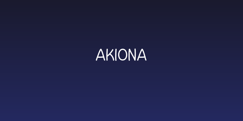 Akiona Social Header