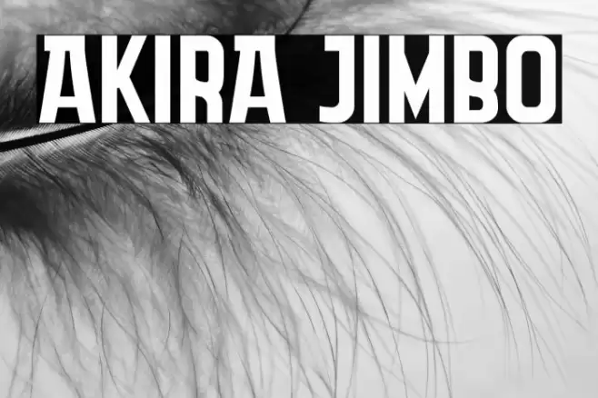 Akira Jimbo Font examples