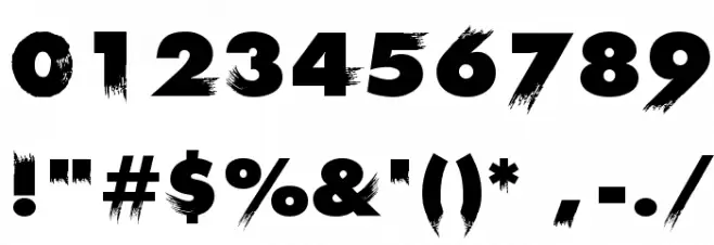 Akira Regular Font OTHER CHARS