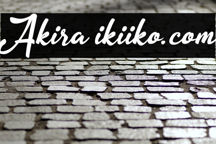 Akira ikiiko.com Example 3