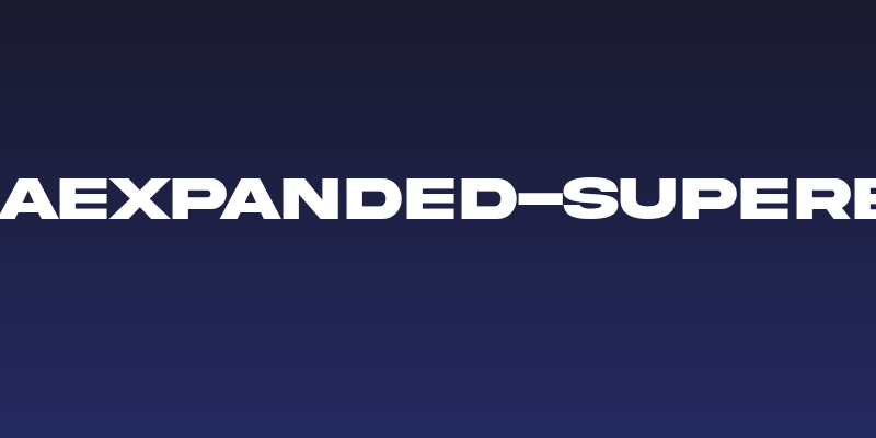 AkiraExpanded-SuperBold Social Header