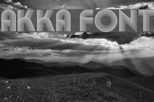 Akka Font examples