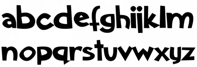 Aklatanic TSO Font LOWERCASE
