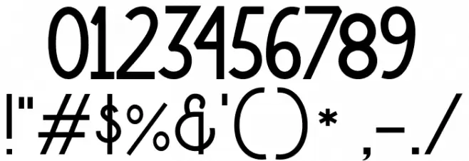 Aklirics Font OTHER CHARS