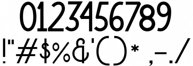 Aklirics Font OTHER CHARS