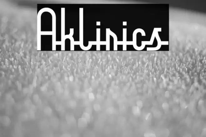 Aklirics Font examples