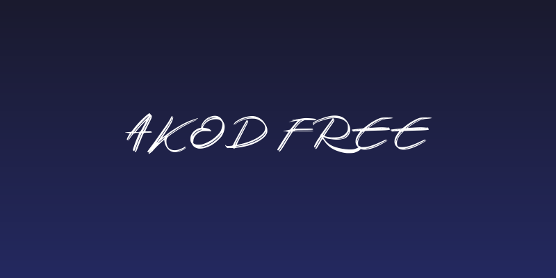 Akod FREE Social Header