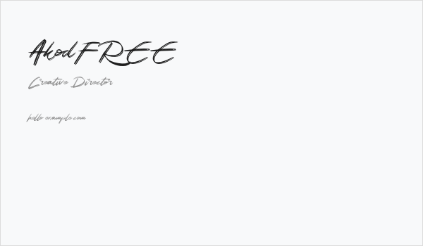 AkodFREE Business Card