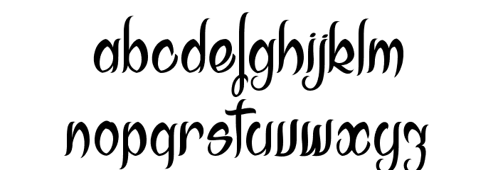 Akodia Font LOWERCASE