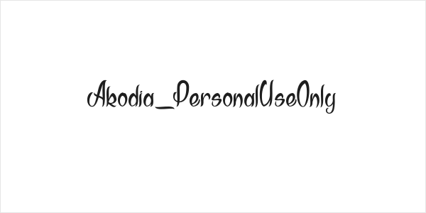 Akodia_PersonalUseOnly Logo