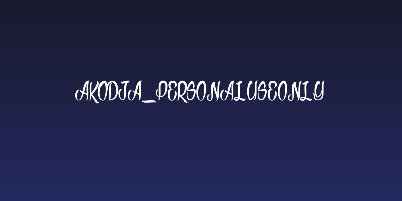 Akodia_PersonalUseOnly Social Header