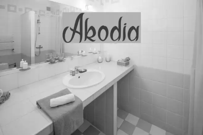 Akodia Font examples