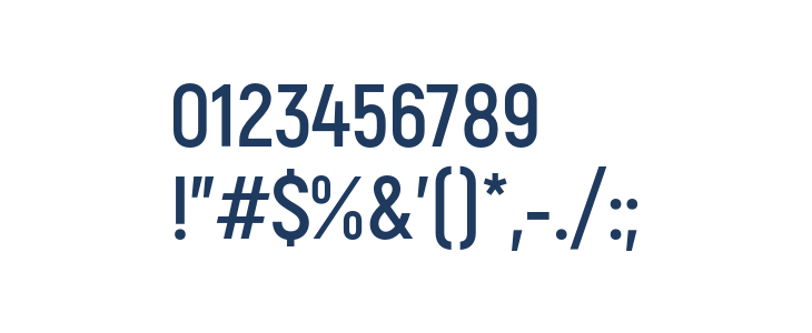 Akrobat Bold Other Characters